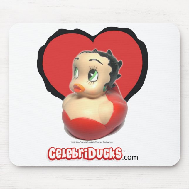 Tapis De Souris Canard en caoutchouc Mousepad de Betty Boop (Devant)