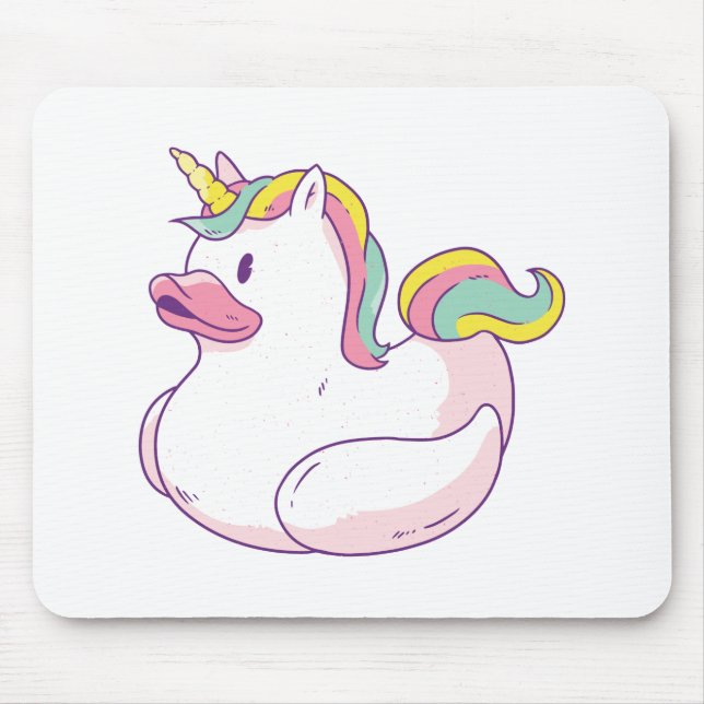 Tapis De Souris Canard en caoutchouc Unicorne (Devant)