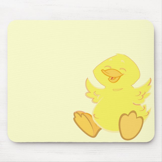 Tapis De Souris Canard heureux Mousepad (Devant)