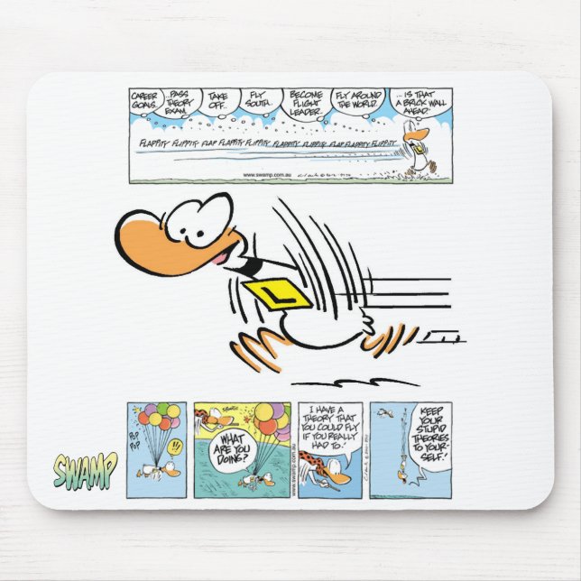 Tapis De Souris Canard Mousepad de tintement (Devant)