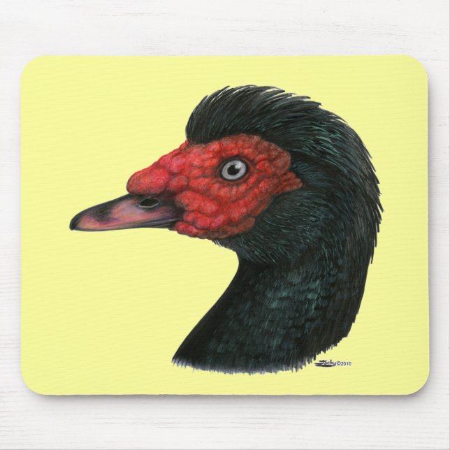 Tapis De Souris Canard : Muscovy Head (Devant)