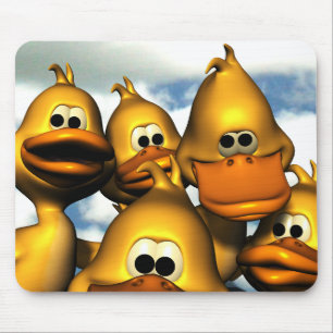 Tapis De Souris Canard recueillant Mousepad
