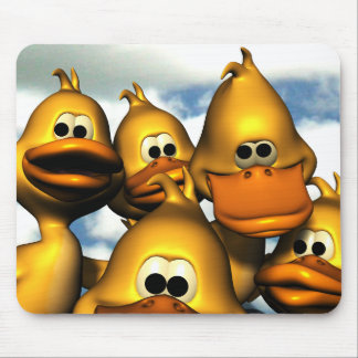 Tapis De Souris Canard recueillant Mousepad