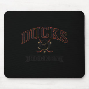 Tapis De Souris Canards d'Anaheim Vintage Hockey Blanc Officiel de