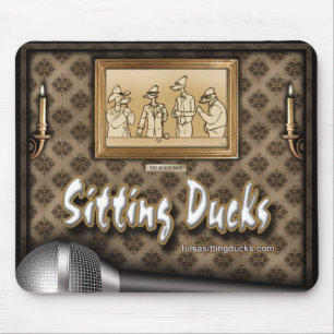 Tapis De Souris Canards de séance "mur Mousepad du paquet de
