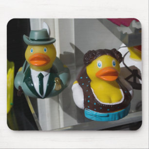 Tapis De Souris Canards En Caoutchouc En Costumes Traditionnels