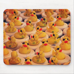 Tapis De Souris Canards en caoutchouc jaune cool