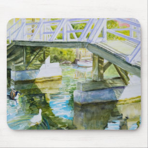 Tapis De Souris Canards sous un pont