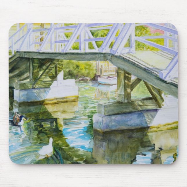 Tapis De Souris Canards sous un pont (Devant)