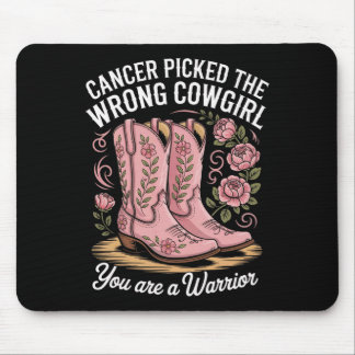 Tapis De Souris Cancer A Choisi La Mauvaise Cowgirl Vous Êtes Un G