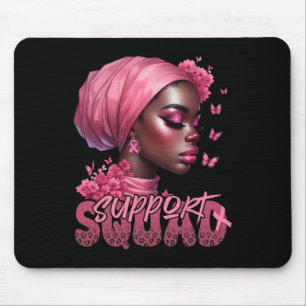 Tapis De Souris Cancer Black Femme Chemise Support Squad Black Fem