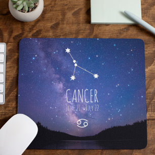 Tapis De Souris Cancer   Constellation Zodiaque personnalisée