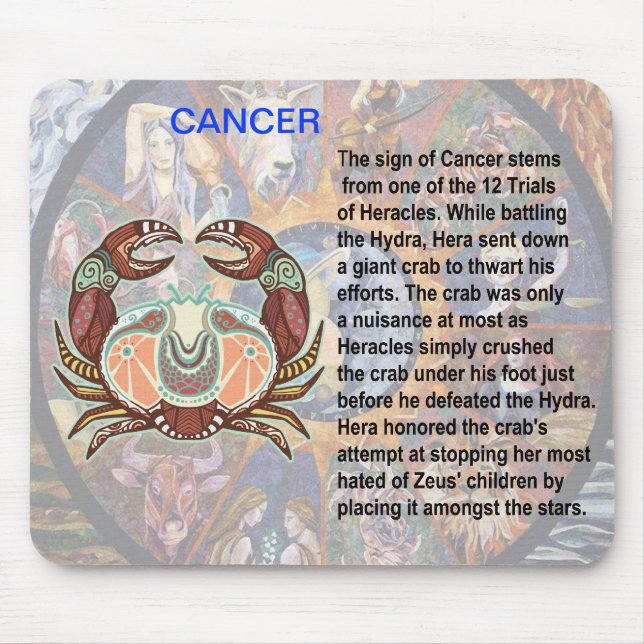 Tapis De Souris Cancer de l'origine Mousepad (Devant)