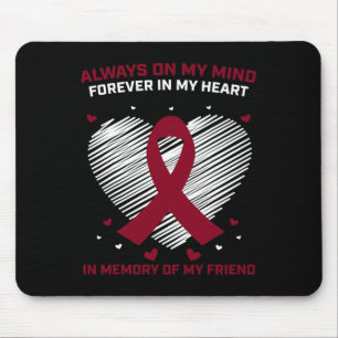 Tapis De Souris Cancer du sang en mémoire d'un ami Myélome multipl