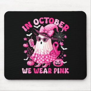 Tapis De Souris Cancer Du Sein Femmes Fille Fantôme De Bow En Octo