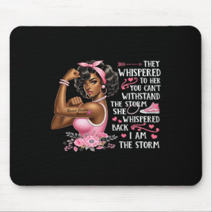 Tapis De Souris Cancer Du Sein Je Suis La Tempête Femmes Noires No