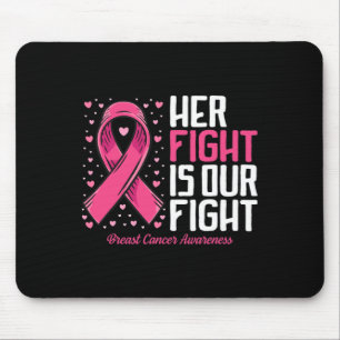 Tapis De Souris Cancer du sein Sa lutte est notre combat cancer du