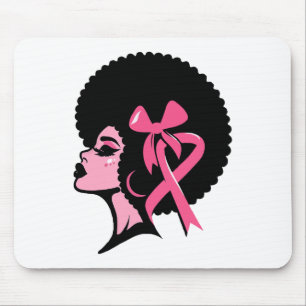 Tapis De Souris Cancer du sein Soutien des femmes afro-américaines