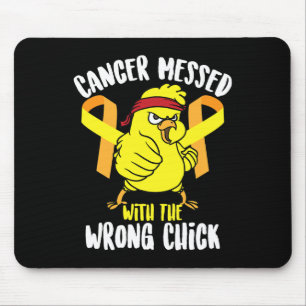 Tapis De Souris Cancer Mis Au Courant Avec Le Mauvais Survivant De