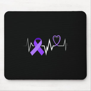 Tapis De Souris Cancer panceratique Ruban Cancer panceratique