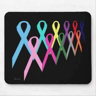 Tapis De Souris Cancer Ribbons Mousepad par Heard_
