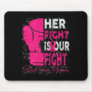 Tapis De Souris Cancer Son Combat Est Notre Combat Sensibilisation