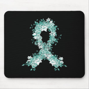 Tapis De Souris Cancer Survivant Cadeau Turquoise Ruban Cancer de