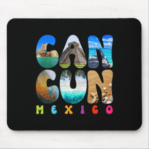Tapis De Souris Cancun Mexique 2025 Vacation Beach Matching Famill