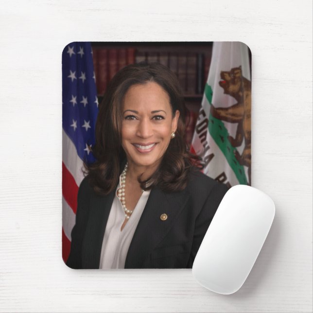 Tapis De Souris Candidat Kamala Harris à la présidence US 2024 (Avec souris)