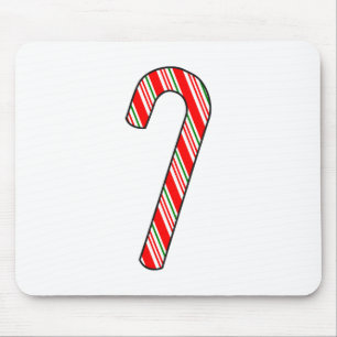 Tapis De Souris Candy Cane Christmas Drawing