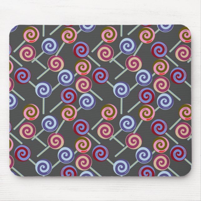 Tapis De Souris Candy pattern | Lollies | lollipop 27 (Devant)