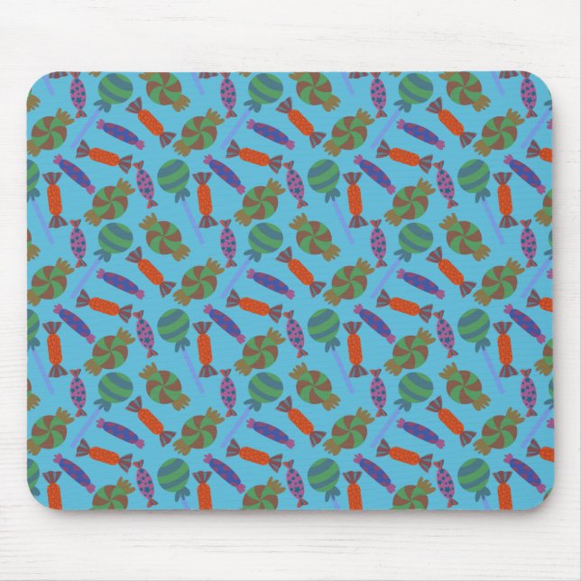 Tapis De Souris Candy pattern | Lollies | lollipop 36 (Devant)