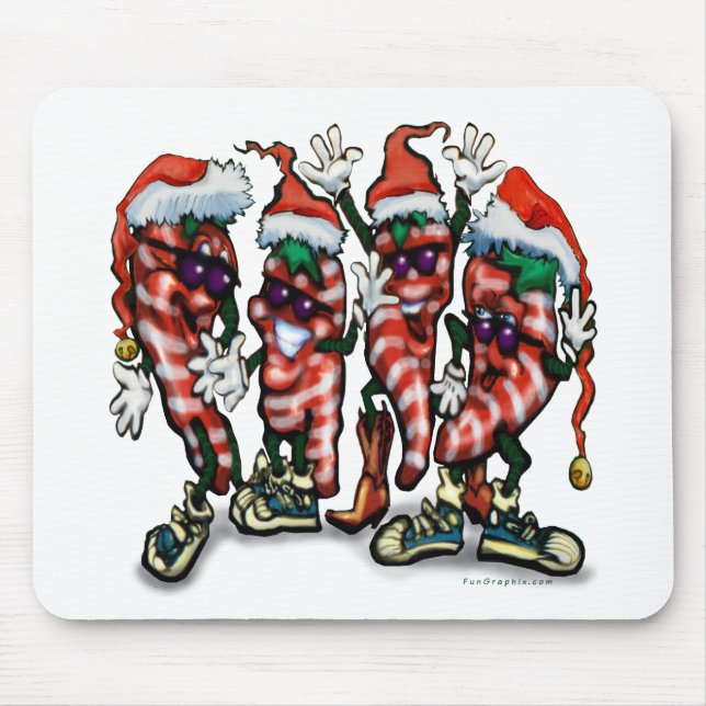Tapis De Souris CandyCane Peppers (Devant)