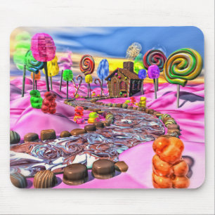 Tapis De Souris Candyland rose