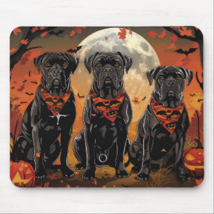 Tapis De Souris Cane Corso Halloween Épouvantable