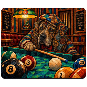 Tapis De Souris Cane Corso, Mosaïque Géométrique