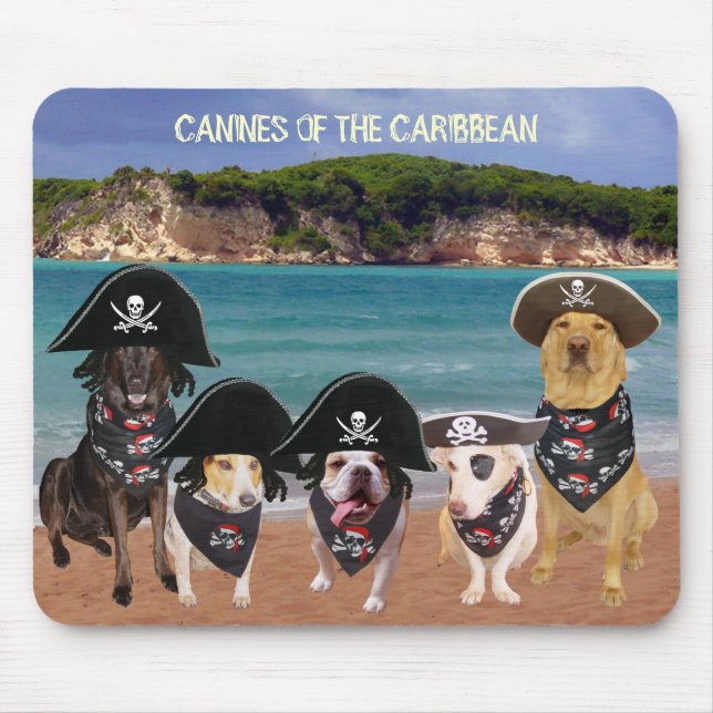 TAPIS DE SOURIS CANINES DES CARAÏBE (Devant)