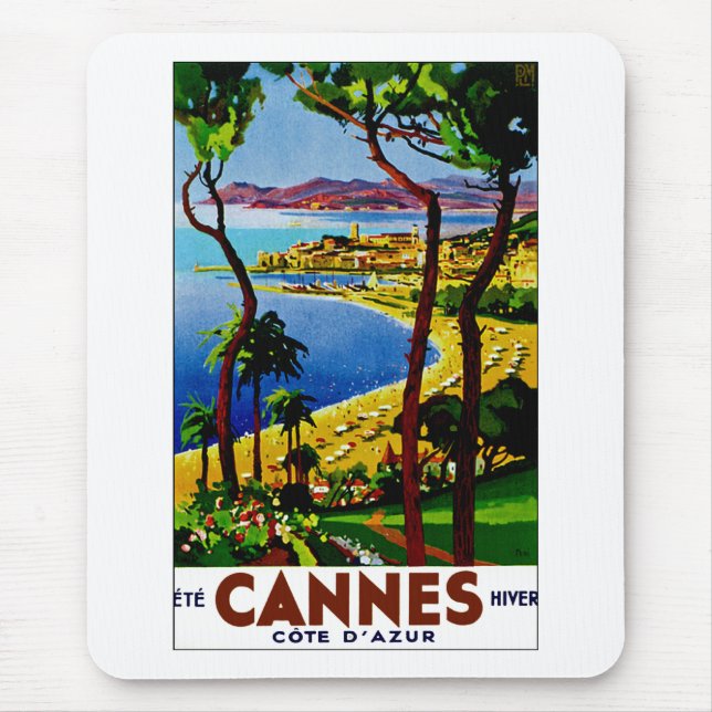 Tapis De Souris Cannes ~ Côte d'Azur (Devant)