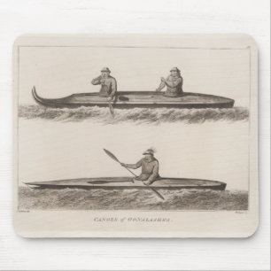 Tapis De Souris Canots, Oonalashka, Alaska