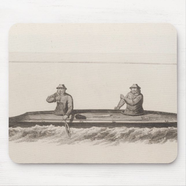 Tapis De Souris Canots, Oonalashka, Alaska (Devant)