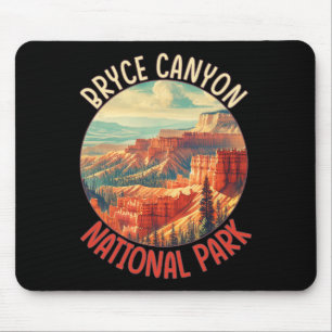 Tapis De Souris Canyon Bryce État américain - Utah Vintage Parcs N