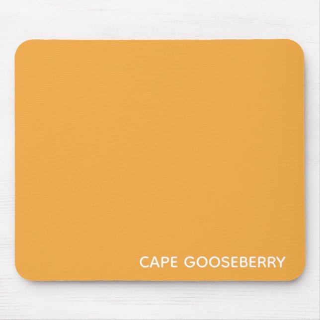 Tapis De Souris Cape Gooseberry yellow color name (Devant)