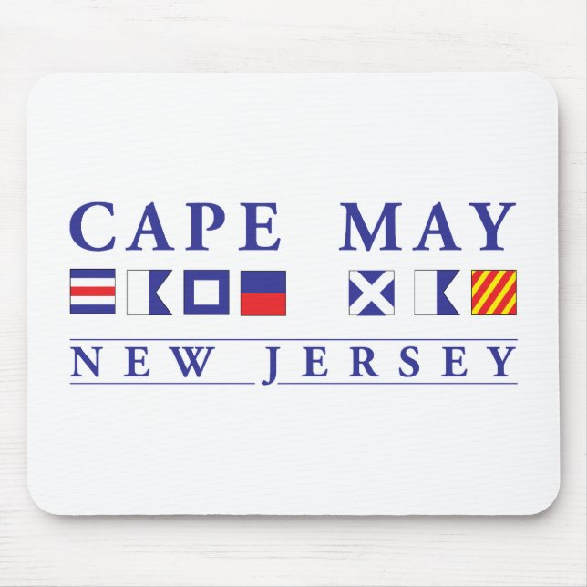Tapis De Souris Cape May New Jersey (Devant)