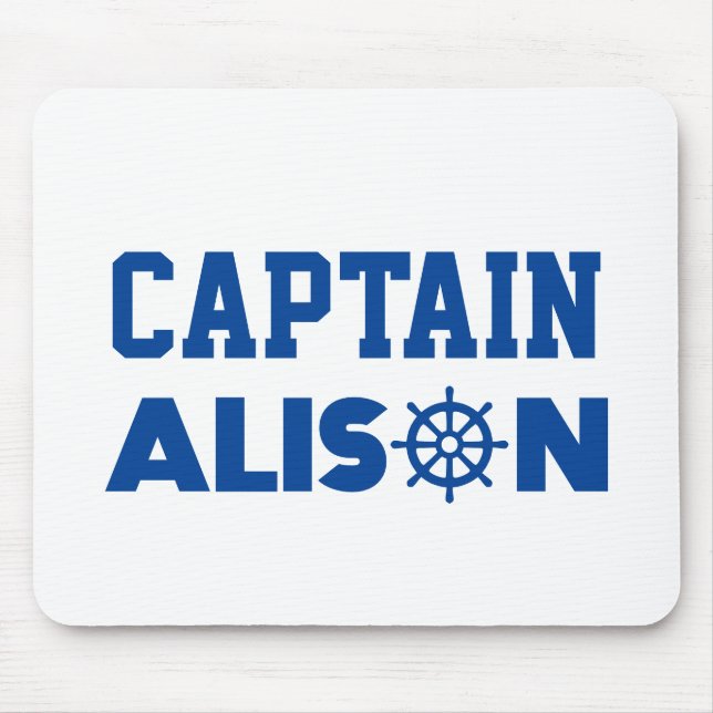 Tapis De Souris Capitaine Alison (Devant)