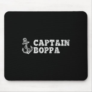 Tapis De Souris Capitaine Boppa Voile Bateau Bateau Vintage Ancre