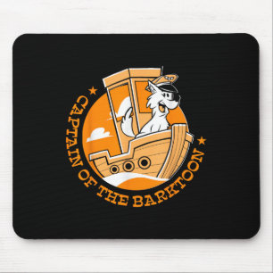 Tapis De Souris Capitaine de bateau Capitaine du chien de ponton B