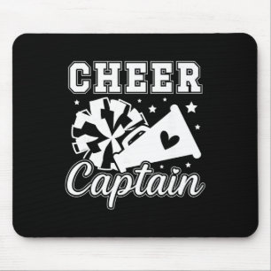 Tapis De Souris Capitaine de pom-pom girls Capitaine de cheerleadi