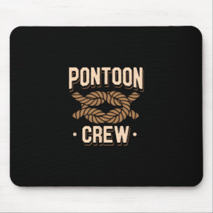 Tapis De Souris Capitaine de Ponton Citations d'amoureux de bateau