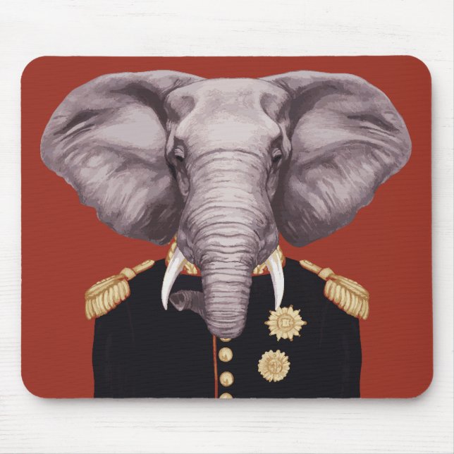 Tapis De Souris Capitaine Elephant (Devant)