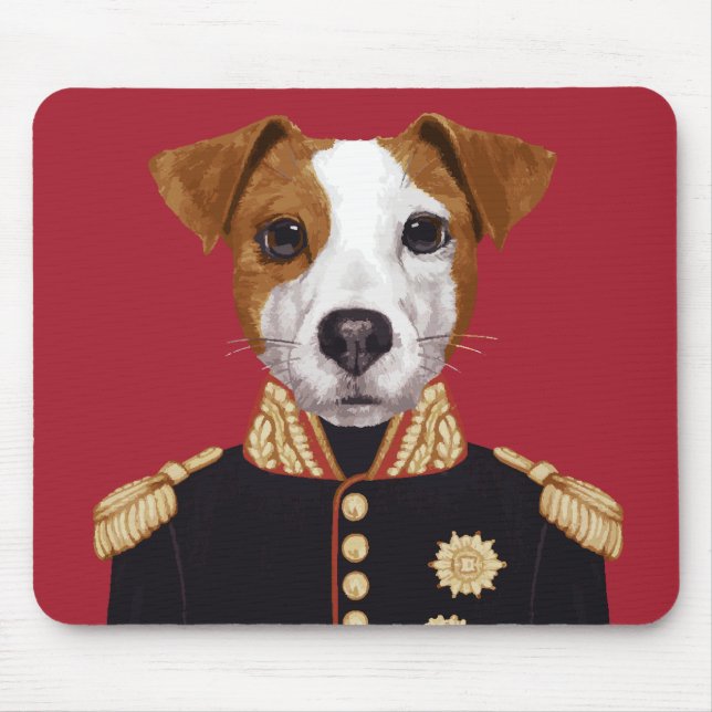 Tapis De Souris Capitaine Jack Russell (Devant)